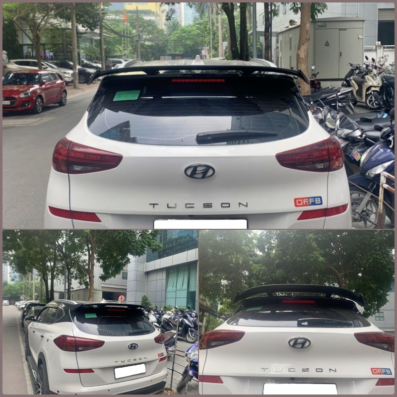 Đuôi gió thê thao Hyundai Tucson  Chất Liệu Nhựa ABS Cao Cấp . Lắp Cho các đời 2015-2020