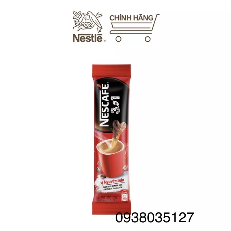 COMBO 2 BỊCH NESCAFE 3IN1 ĐẬM ĐÀ HÀI HOÀ 46 GÓI x 17 GR  - Date mới mẫu mới- hàng sẵn
