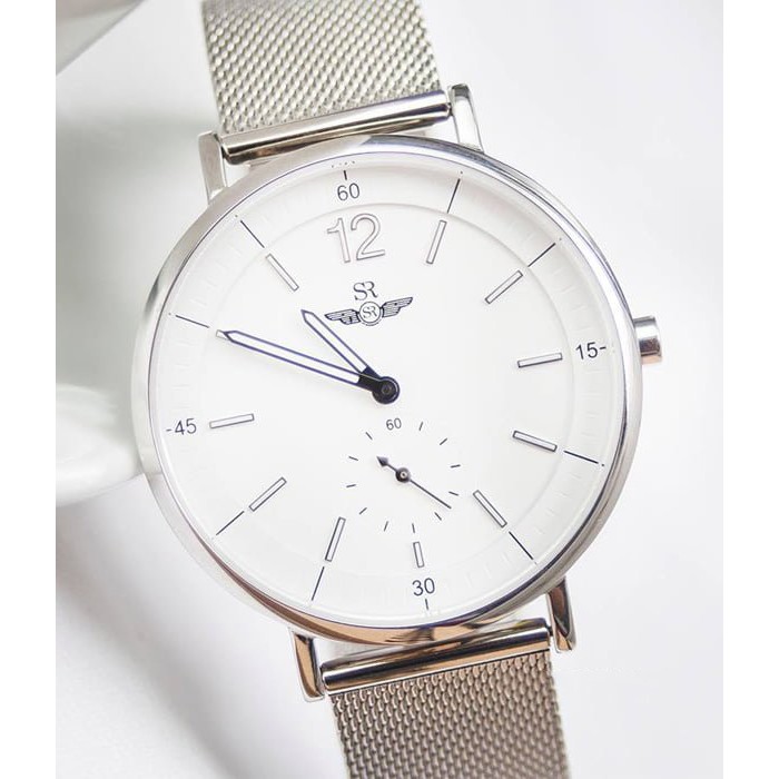 Đồng hồ nam SRWATCH SG2087.1102 mặt kính trắng Sapphire Chống trầy chôngs nước kiểu