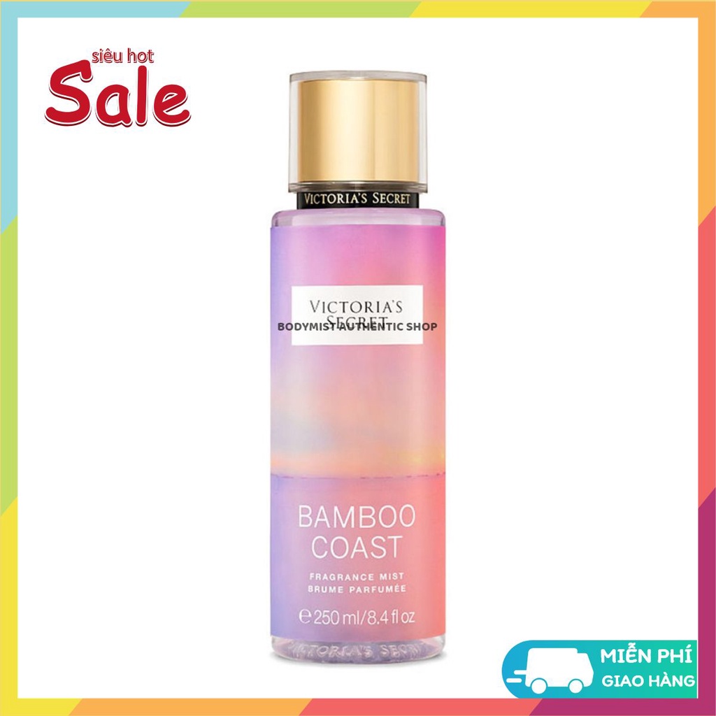 Xịt Thơm Body Victoria’s Secret Bamboo Coast 250ml [𝑩𝒐𝒅𝒚𝒎𝒊𝒔𝒕 𝑨𝒖𝒕𝒉𝒆𝒏𝒕𝒊𝒄]