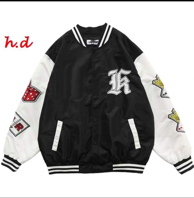 Áo gió BOMBER quân bài tay trắng HĐ12