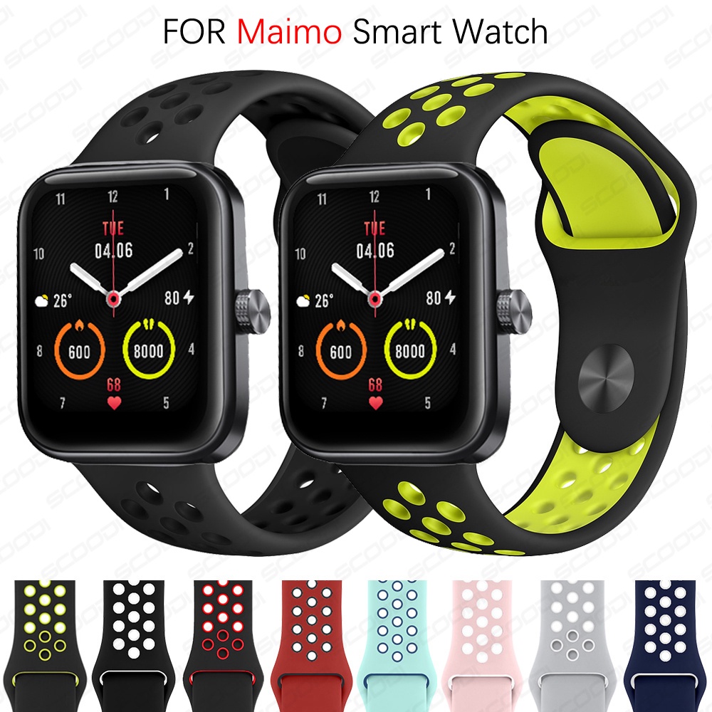 Silicone Watchband for Maimo Smart Watch Strap Fashion Bracelet Sport Replacement Wristband