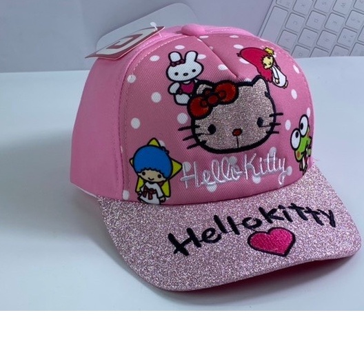 Mũ, nón hello kitty kim sa siêu dễ thương cho bé gái từ 2-5 tuổi