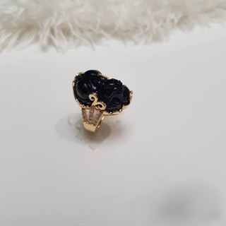 Nhẫn Tỳ Hưu- Mạ Vàng 24K