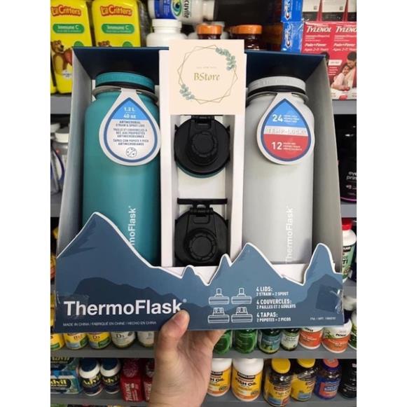 BÌNH GIỮ NHIỆT NÓNG LẠNH CAO CẤP, THEOMOS FLASH 1.2l CỦA MỸ