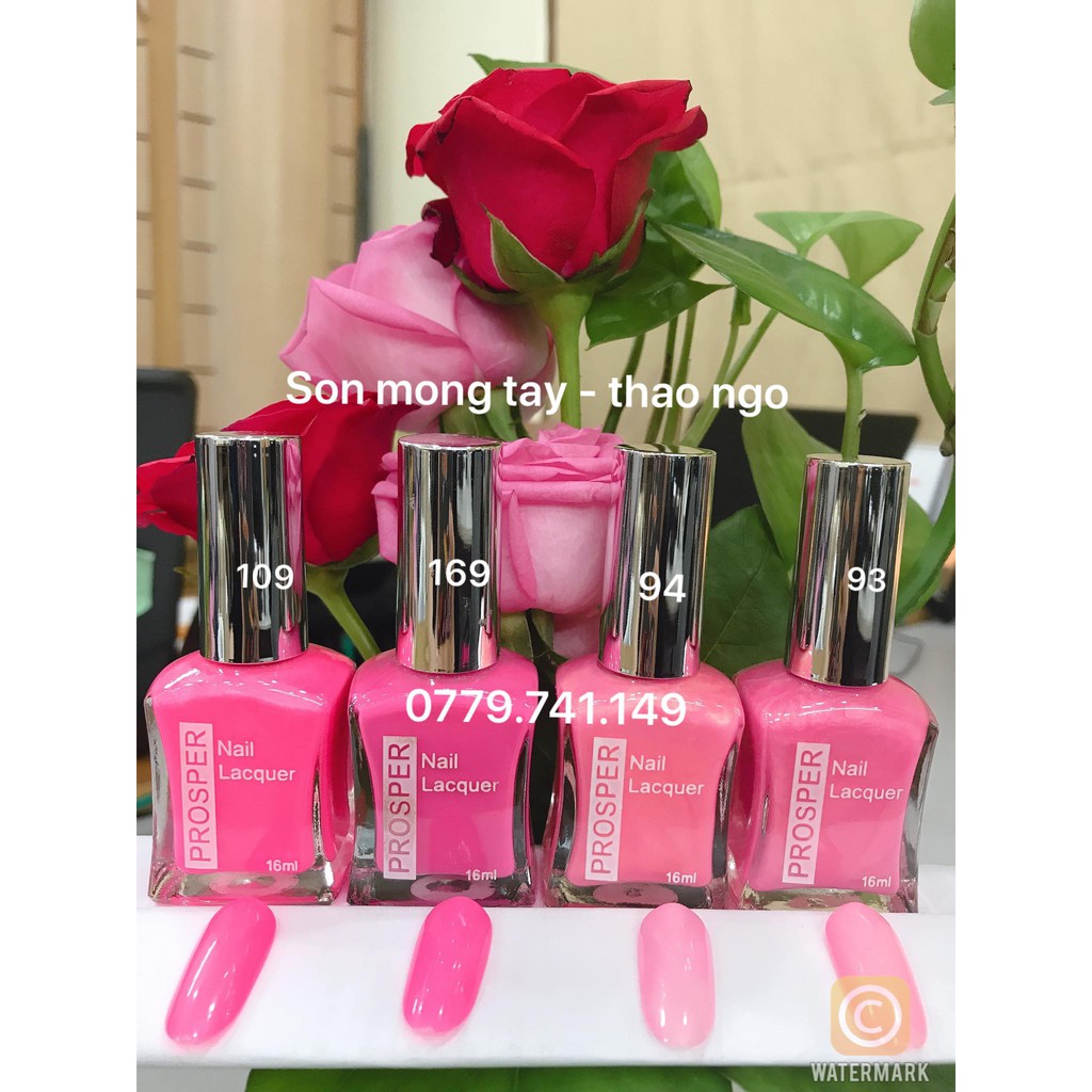 Sơn móng tay Prosper Silver 16ml (sơn thường)
