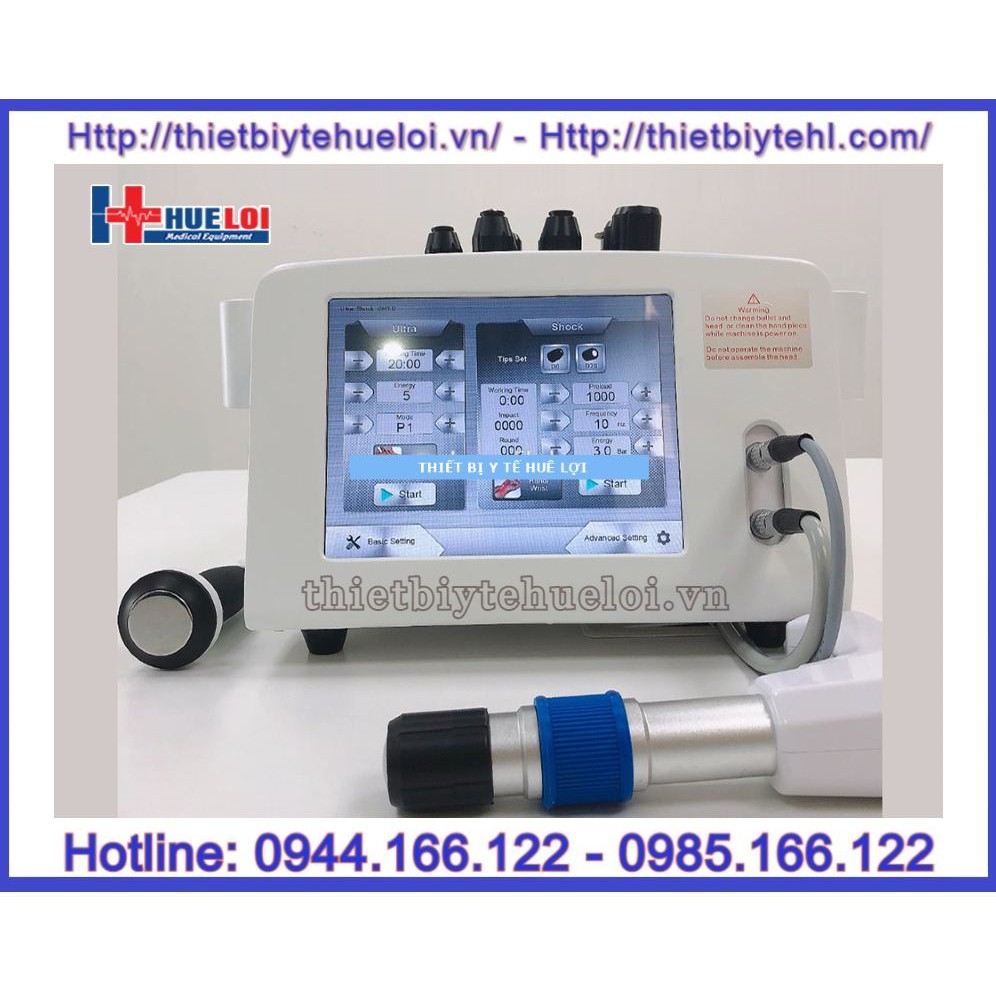 Máy xung kích đa năng tích hợp siêu âm trị liệu