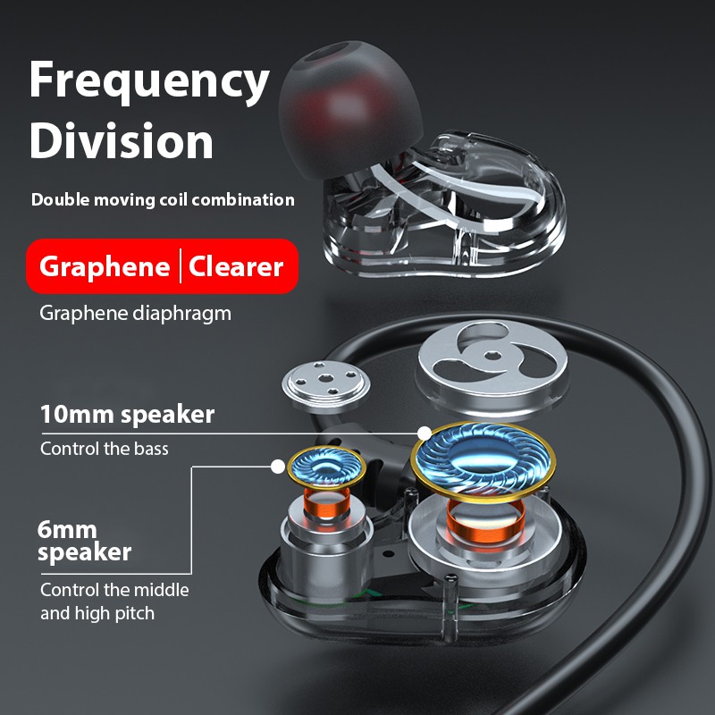 Tai nghe NEWMSNR lõi tứ 9D Sorround bass có mic cao cấp