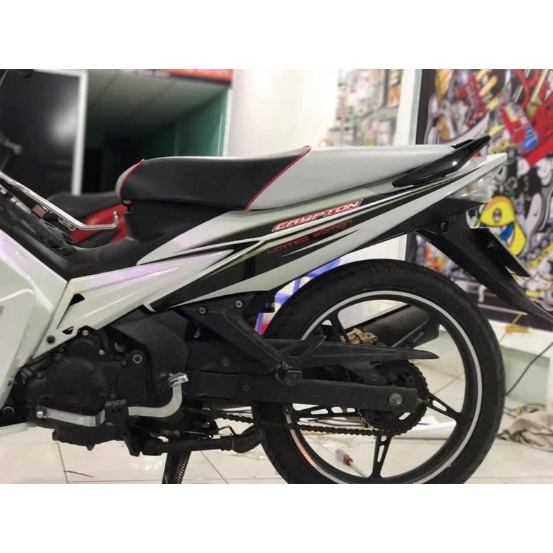 Tem rời Exciter 2010 Trắng đen -1