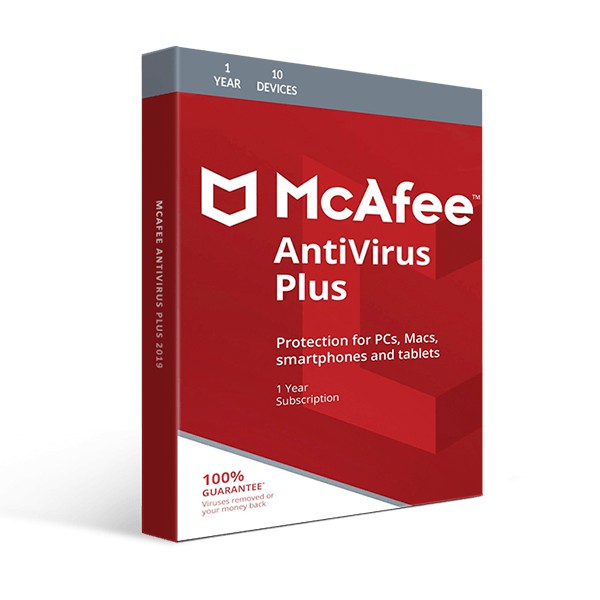McAfee AntiVirus Plus 1 thiết bị / 1 năm