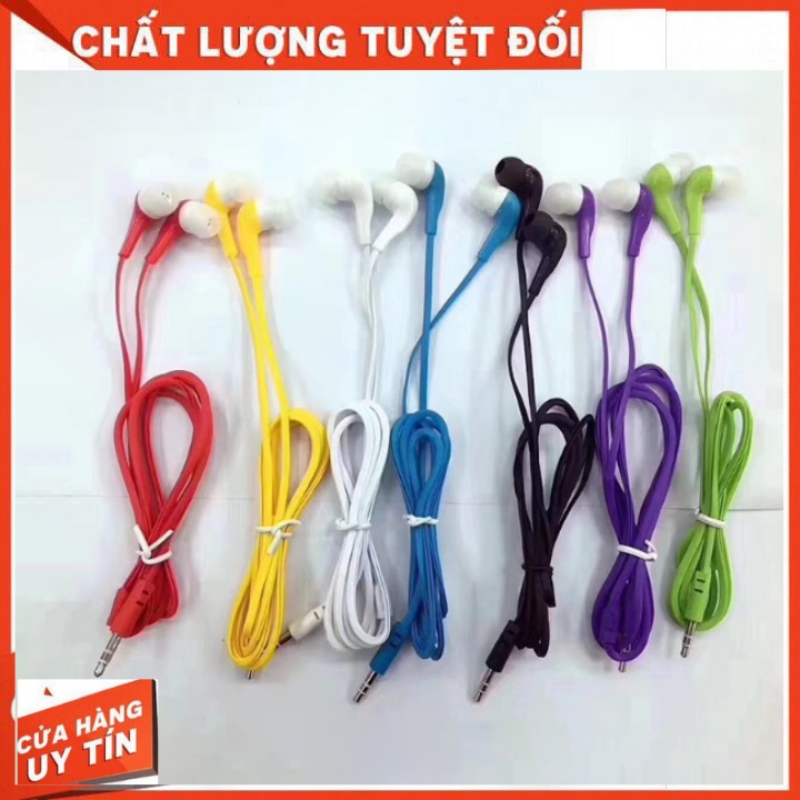 [❤️RẺ VÔ ĐỊCH❤️] Tai nghe dây nhét tai 370 giắc cắm 3.5mm có míc dành cho mọi điện thoại Android/iOs 6s 6plus/Samsung