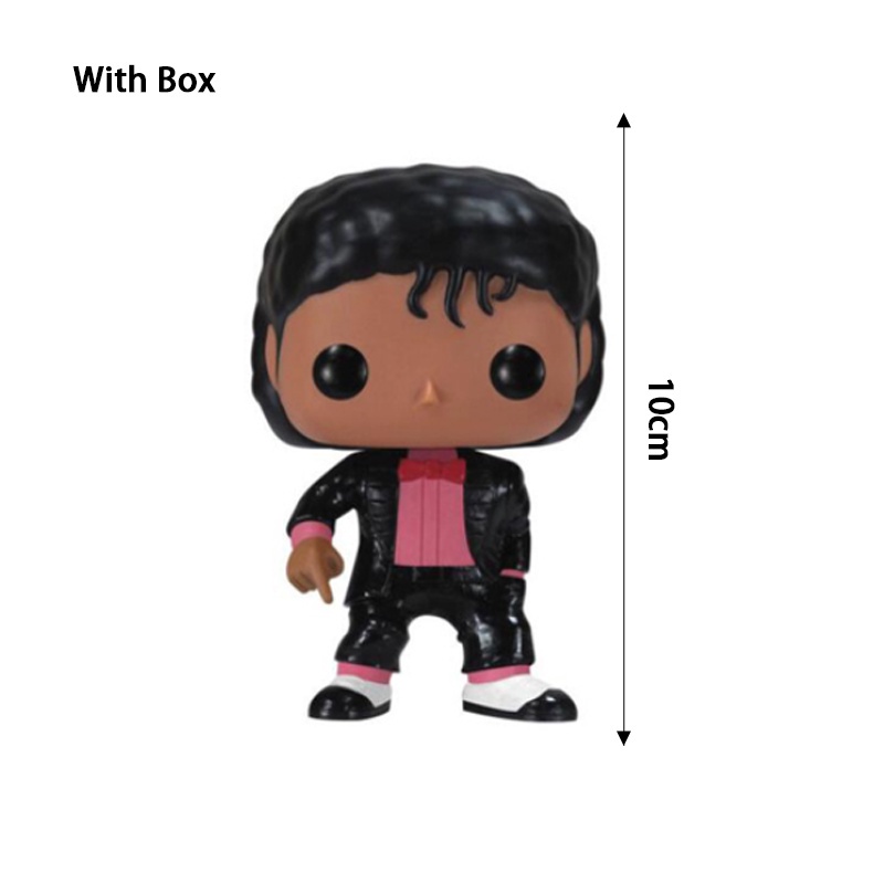 Ready Stock !!! Michael Jackson Cute Vinyl Figure Model Toys Collection Doll Toy Gift 10cm/3.9in