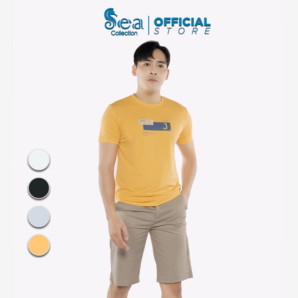 Áo Thun Nam Sea Collection Tay Ngắn Cổ Tròn In 9525