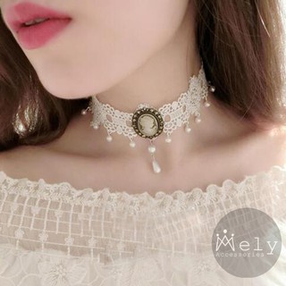 VÒNG CỔ TATTOO CHOKER PHONG CÁCH CỔ ĐIỂN - MELY 896