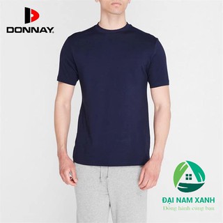 Áo thun nam cổ tròn Donnay Tees (màu Navy) - Hàng size châu Âu