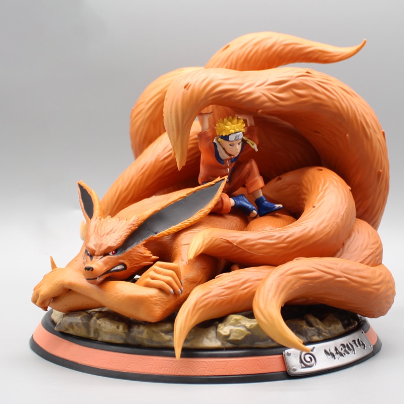 Mô hình naruto cùng cửu vĩ kurama hàng mới siêu nét