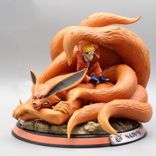 Mô hình naruto cùng cửu vĩ kurama hàng mới siêu nét