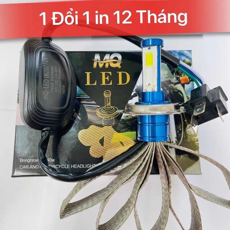 🔥ĐÈN PHA LED CYT 2 TIM LED H4🔥 (GIÁ 1 BÓNG)