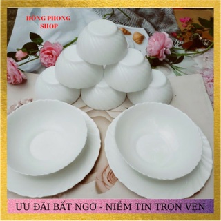 Bộ 6 bát cơm + 2 đĩa + 2 tô ngọc PASTEL