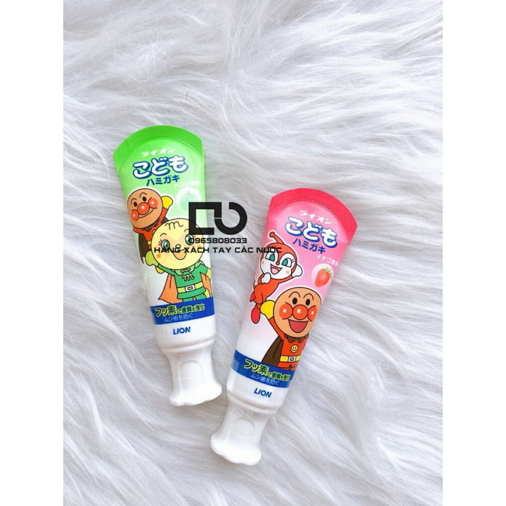 Kem Đánh Răng Lion - Nhật Bản ( Vị Dâu/ Dưa Lưới)