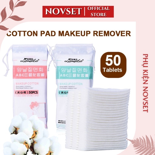 Gói 50 Miếng Bông Tẩy Trang Lameila [ MÃ E106 ]