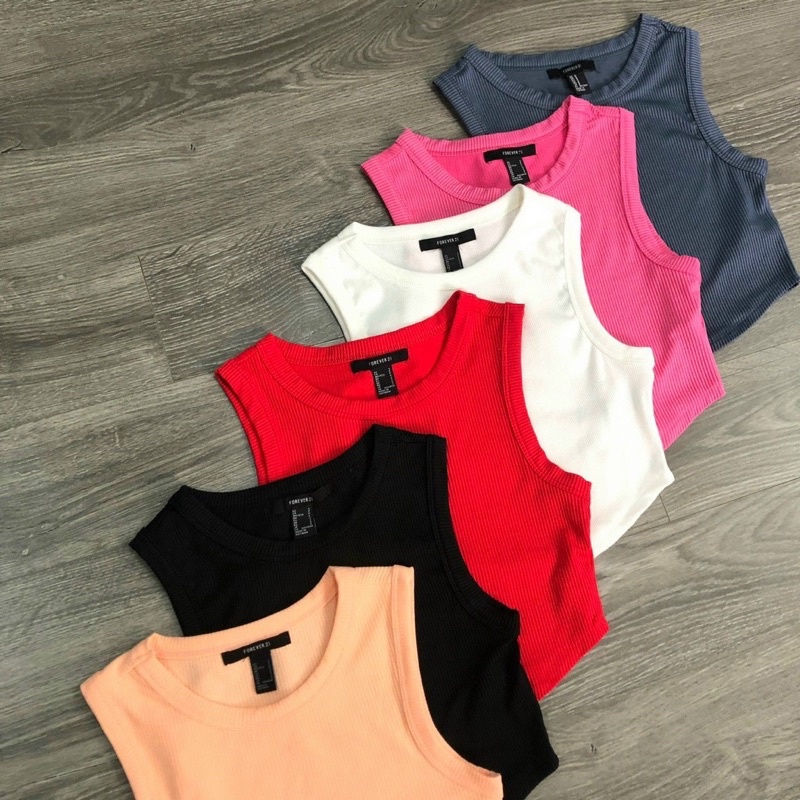 Áo thun croptop vạt bầu nhiều màu hot