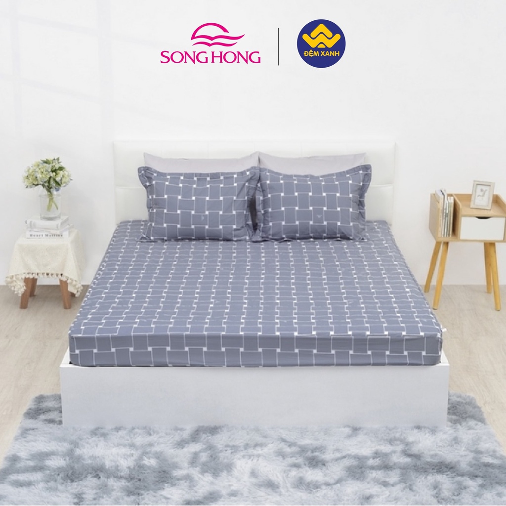 Chăn ga gối Sông Hồng Basic BC22051