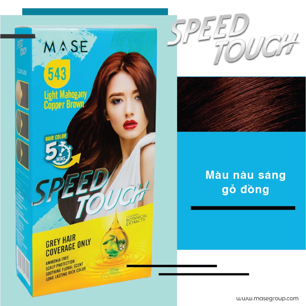 Thuốc Nhuộm Tóc Phủ Bạc Speed Touch - 5 phút