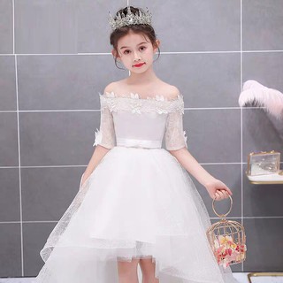 (SIÊU SALE)TRẮNG ĐUÔI TRỄ VAI REN THÊU CAO CẤP