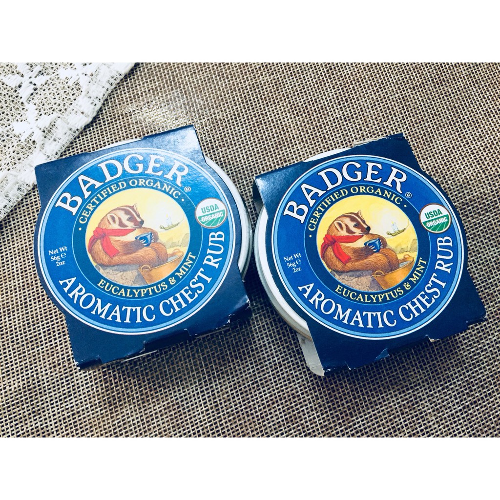 SÁP BÔI ẤM NGỰC BADGER 56GR