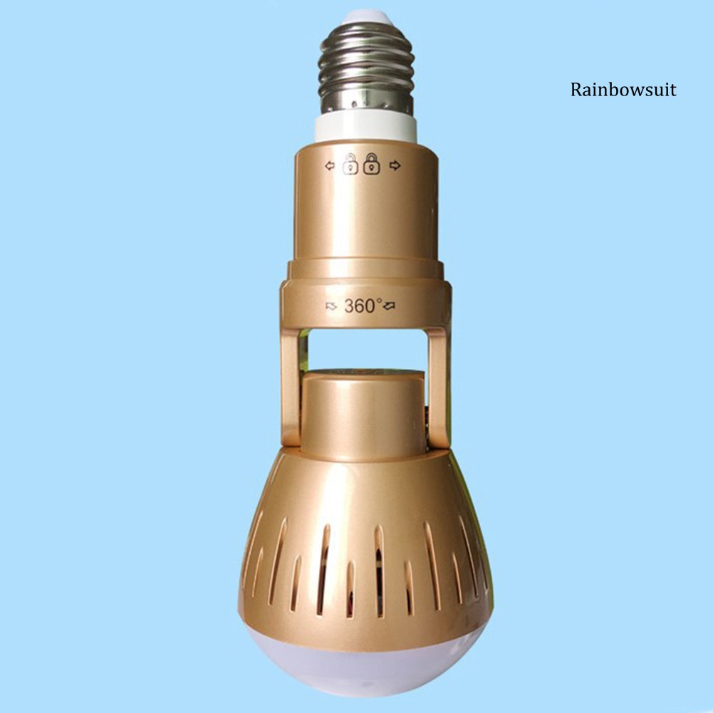 Bóng Đèn E27 Xoay 360 Độ Điều Khiển Từ Xa Kết Nối Wifi | BigBuy360 - bigbuy360.vn