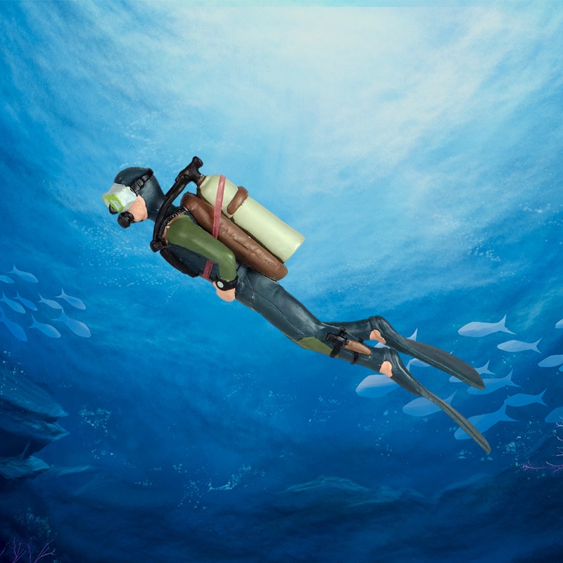 1 Phao Bơi mini Trang Trí Hồ Cá