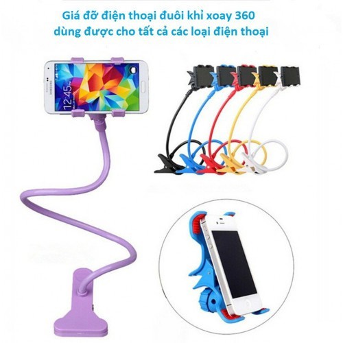 Kẹp điện thoại uốn dẻo - Kẹp đuôi khỉ | BigBuy360 - bigbuy360.vn