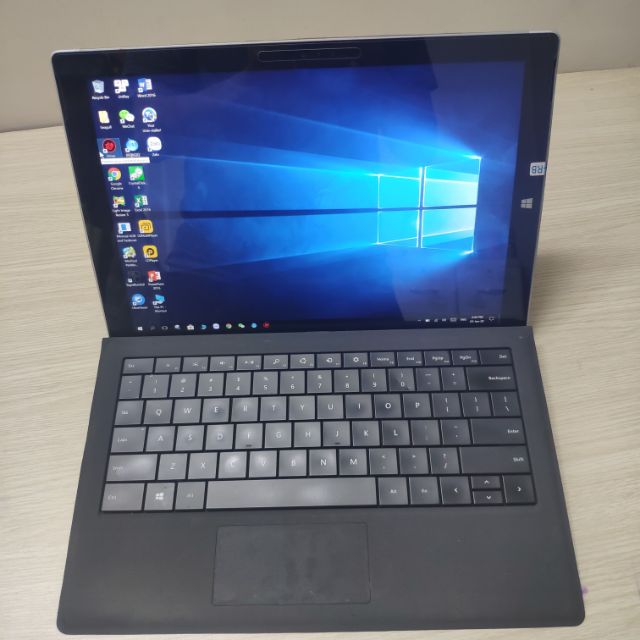 [Mã ELLAPDESK giảm 5% đơn 3TR] Laptop 2 trong 1 Surface Pro 3 Core i7 8GB 256GB Likenew 99% - hàng Mỹ xách tay