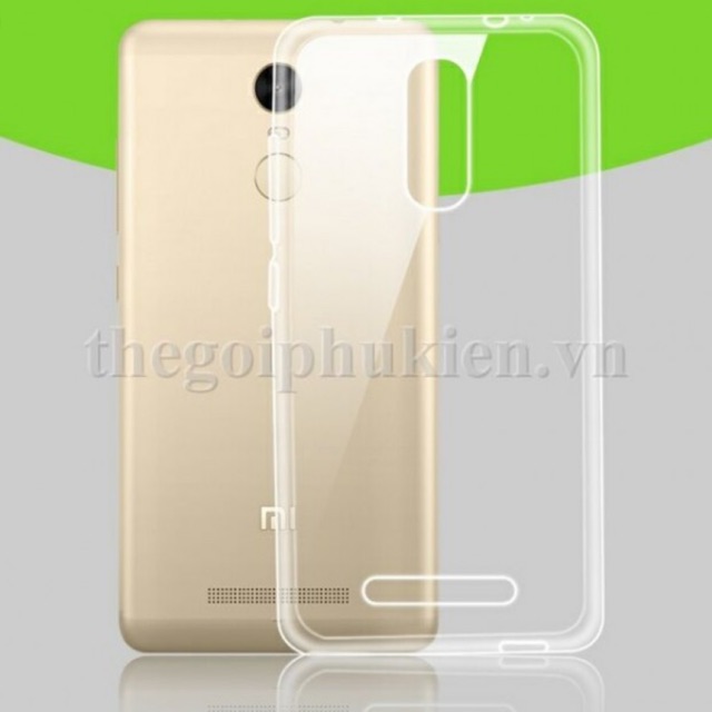 Ốp lưng dẻo silicon cho Xiaomi Redmi Note 3/ Note 3 Pro ( Trong suốt )