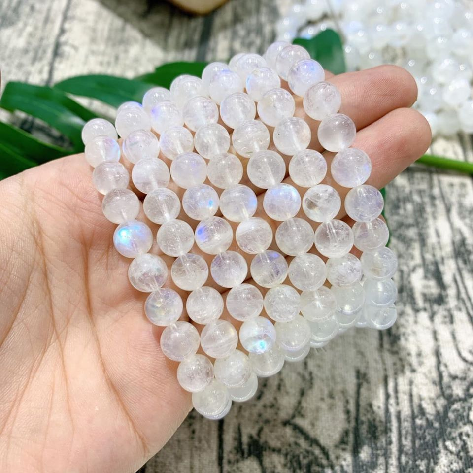 VÒNG TAY ĐÁ MẶT TRĂNG, VÒNG ĐÁ MOONSTONE - PHONG THỦY VƯỢNG TÀI