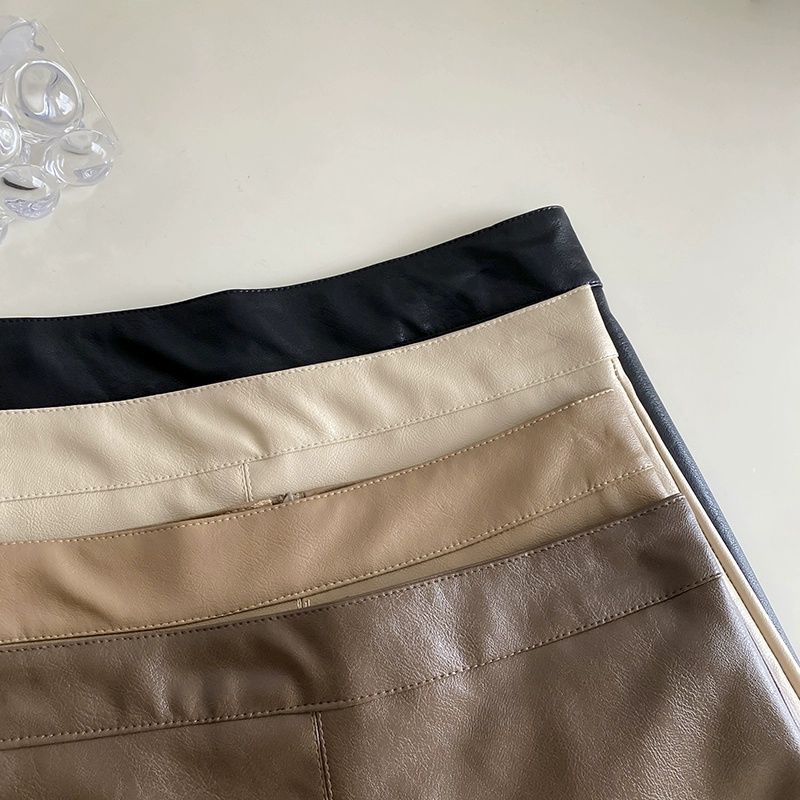 Chân Váy Da Nữ Có Lót Quần Cạp Cao hàng Quảng Châu | BigBuy360 - bigbuy360.vn