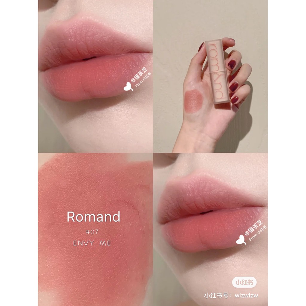 (hàng Mới Về) Son Bóng Dưỡng Ẩm Tạo Hiệu Ứng Loang Màu Thương Hiệu Romand | BigBuy360 - bigbuy360.vn