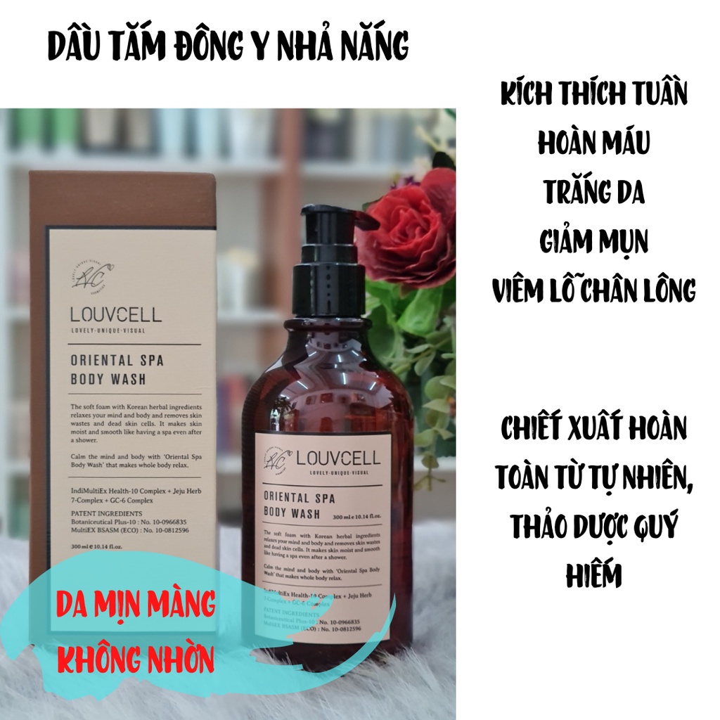 Dầu Tắm Đông Y Nhả Nắng Louvcell 300ml