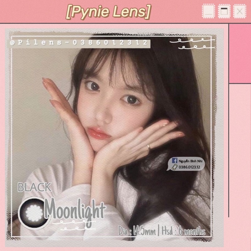🦋  - Đen búp bê tự nhiên giãn tròng 🎀
