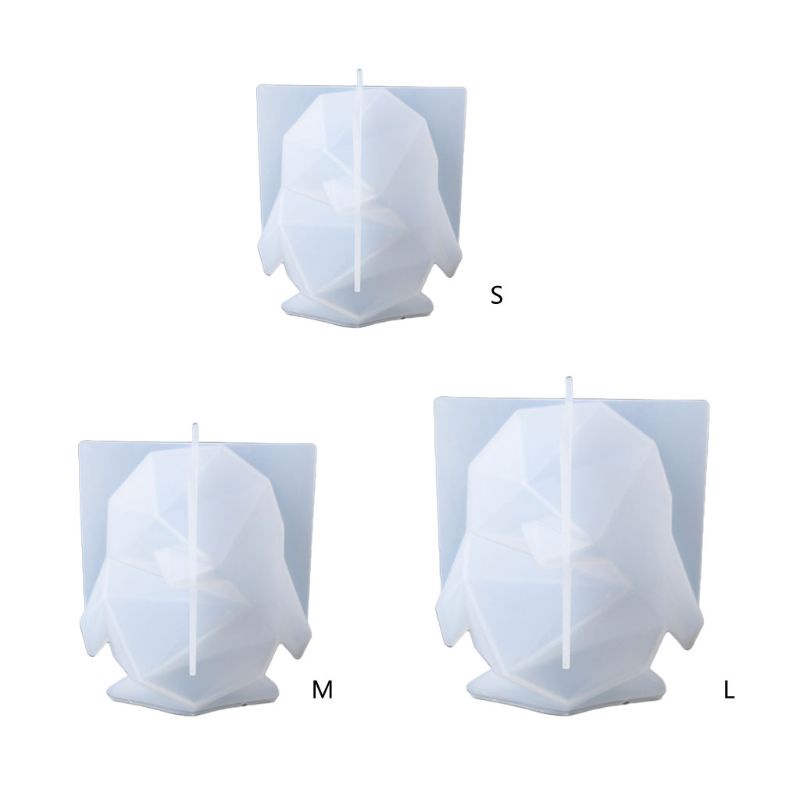 Sa Khuôn Silicone Làm Mặt Trang Sức Hình Chim Cánh Cụt 3D