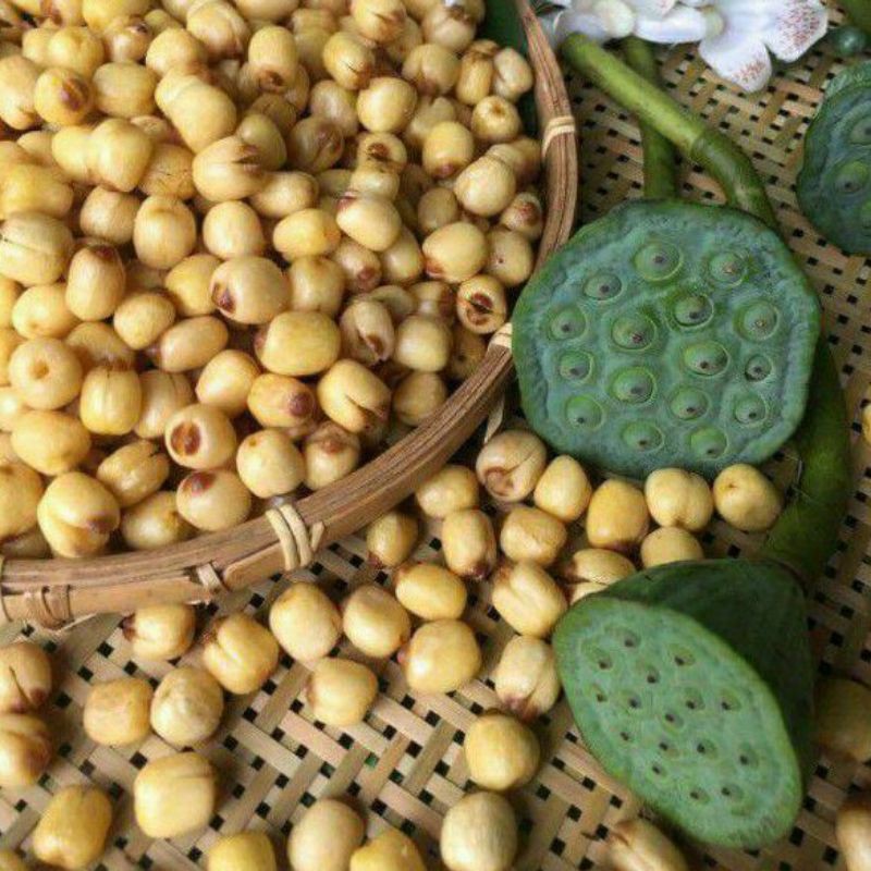 HẠT SEN HUẾ SẤY ĂN LIỀN GIÒN