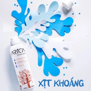Xịt khoáng Arica-Nhận diện mới Aricamun 💚 +2.2% phí shopee