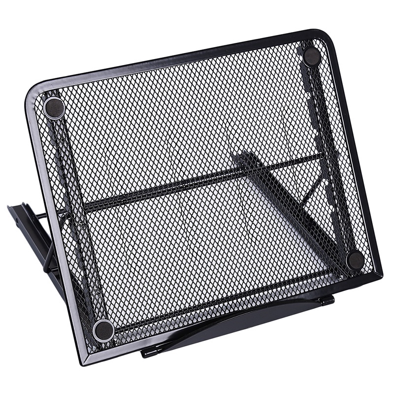 Giá Đỡ Laptop / Máy Tính Bảng Bằng Kim Loại Dạng Lưới Có Thể Điều Chỉnh