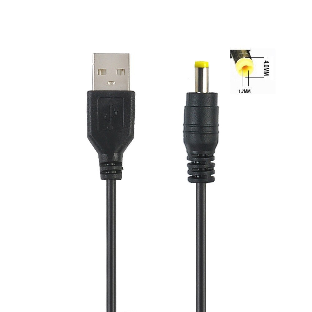 Dây cáp sạc chuyển đổi USB A Male sang 2.0 2.5 3.5 4.0 5.5mm 5V DC