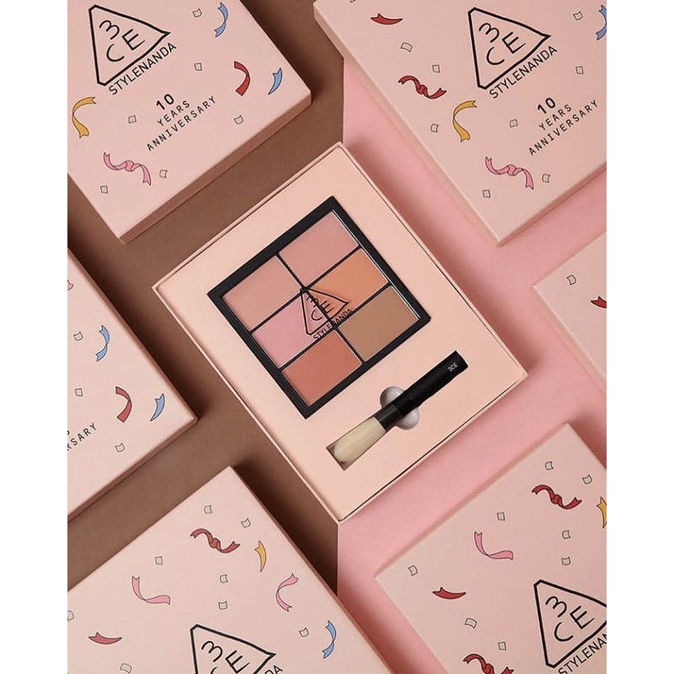 BẢNG MÁ 3CE PRO MULTI EYE COLOR PALETTE CHÍNH HÃNG - PHIÊN BẢN GIỚI HẠN ĐẸP LUNG LINH - 3562