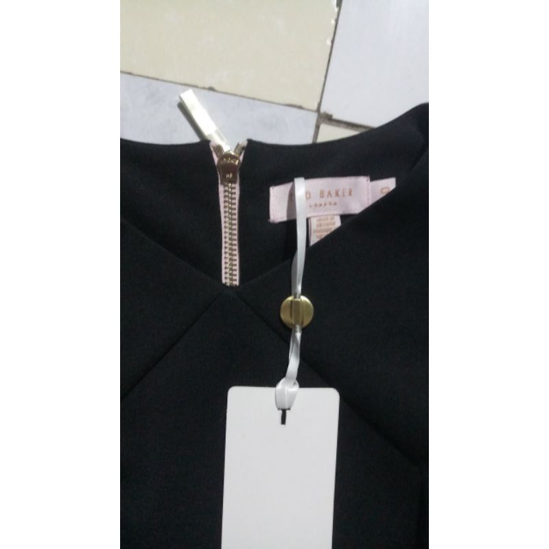 Đầm Ted Baker Black Mhia Bejewelled Shadows Full Dress
