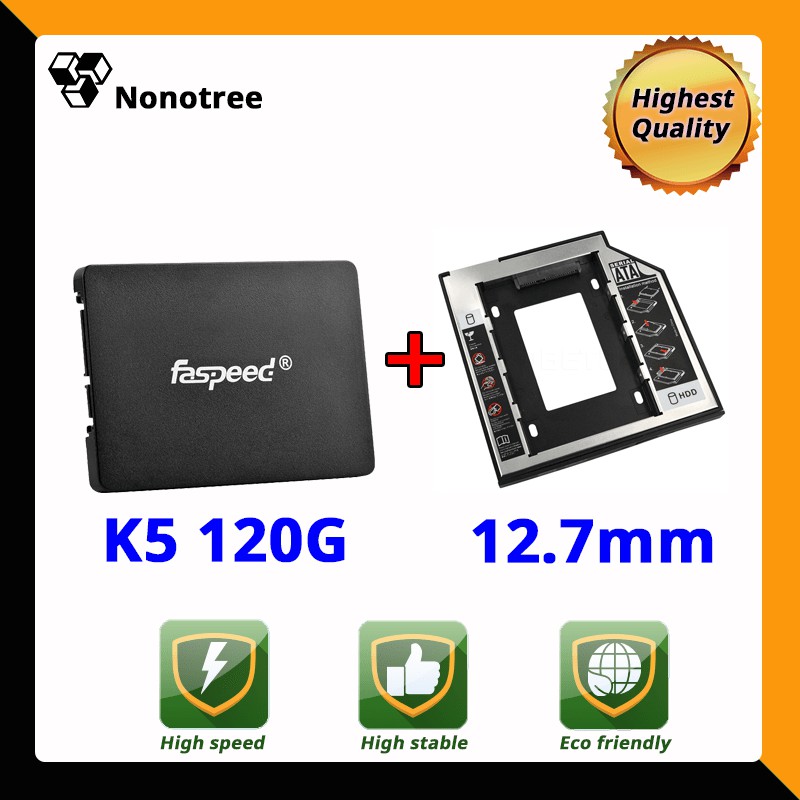 Ổ cứng SSD K5 128GB Faspeed SATA3 2.5inch 3 năm đổi mới Caddy 9.5mm 12.7mm Nonotree 90GB 120GB Tham khảo | BigBuy360 - bigbuy360.vn