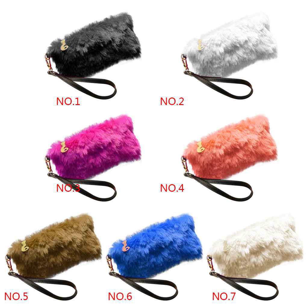 Ví lông khóa kép cho nữ