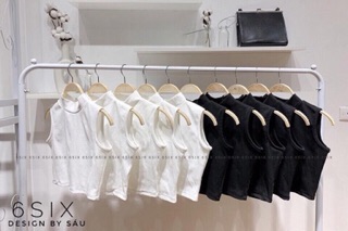 ÁO CROPTOP CỔ LỌ